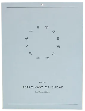 2016 Astrology Calendar