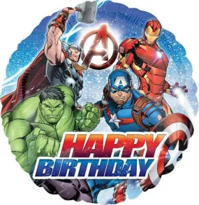 45cm Standard HX Avengers Happy Birthday S60