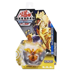 Bakugan Evolutions Platinum Series Die-Cast Dragonoid Gold/Orange