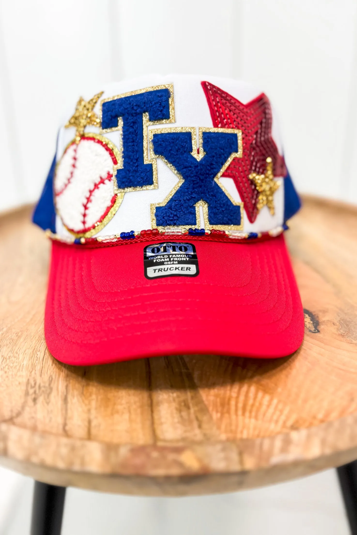 Custom Trucker Hat - TX Baseball