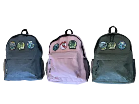 Customise Kid's Backpack with Velcro Patches