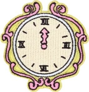 Disney Princess Clock Patch