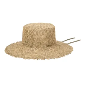 Easy Going - Seagrass Bucket Hat with Raw Edge