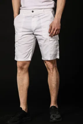 Havana men's cargo bermuda limited edition in stretch cotton  carrot fit ①