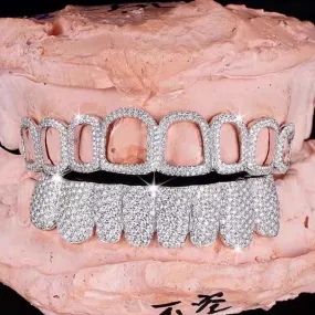 Open Face Moissanite Grillz