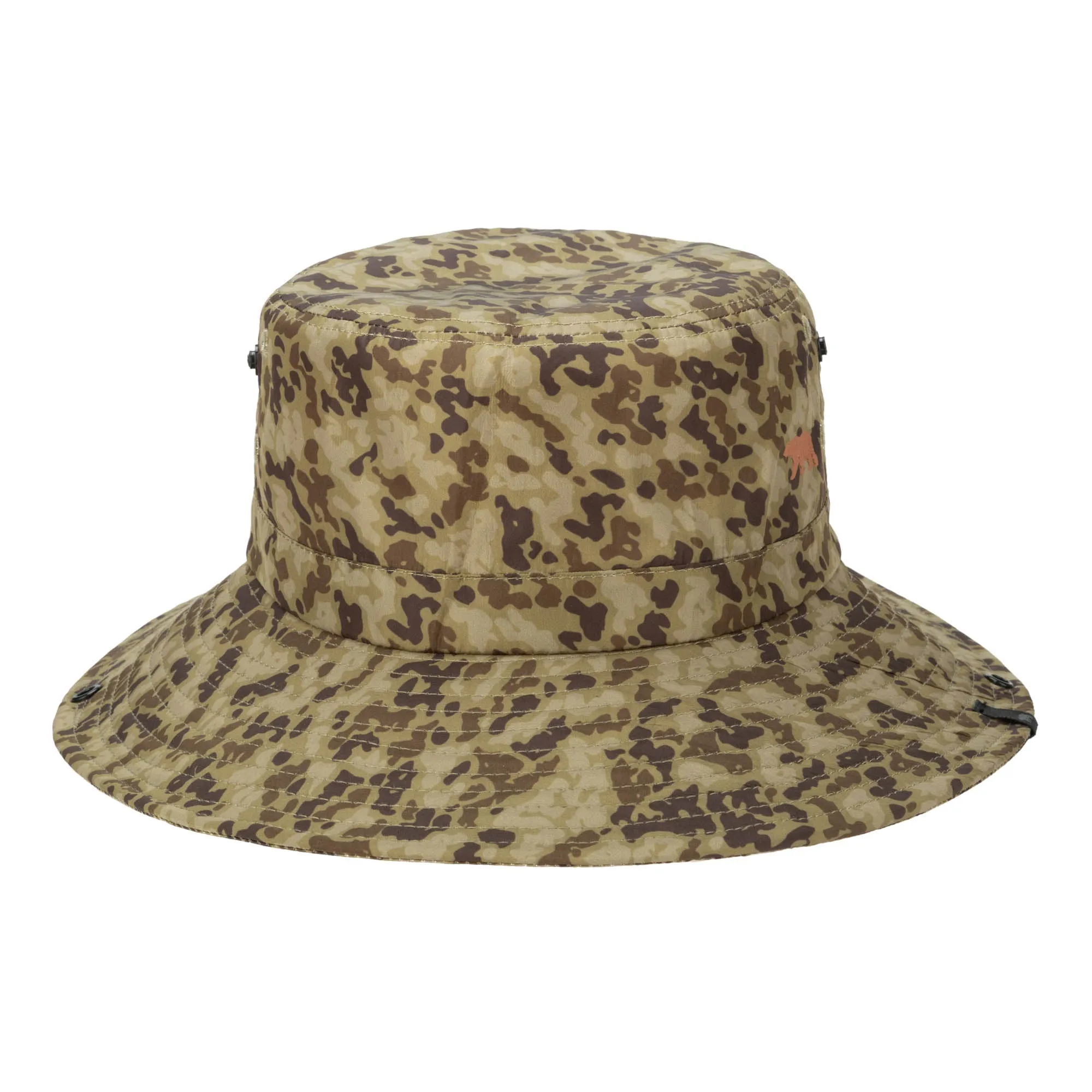 Outdoor Boonie Hat with Neck Flap and Adjustable Chin Cord