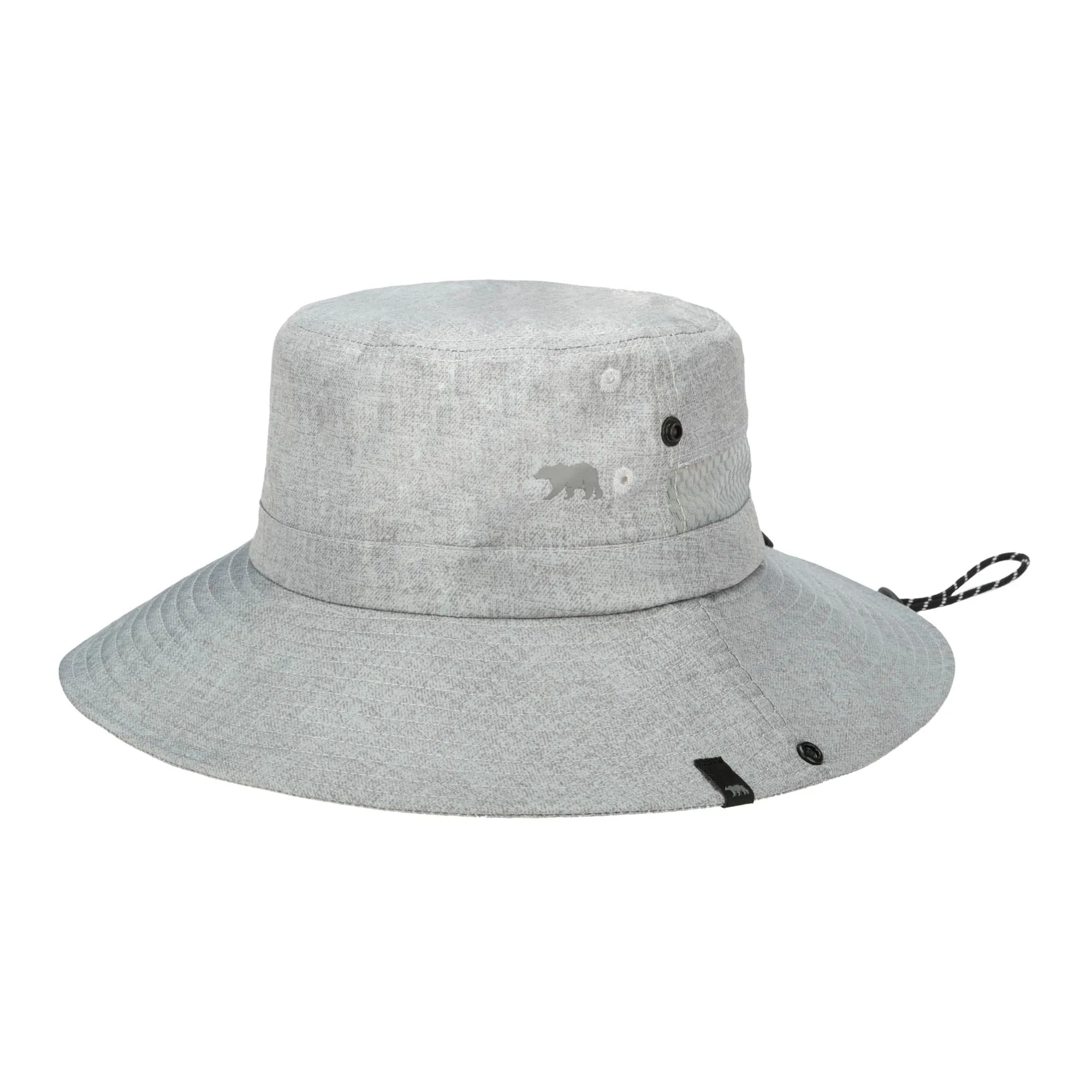 Outdoor Boonie Hat with Neck Flap and Adjustable Chin Cord