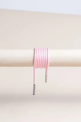 Pastel Pink | Round Waxed Shoelaces