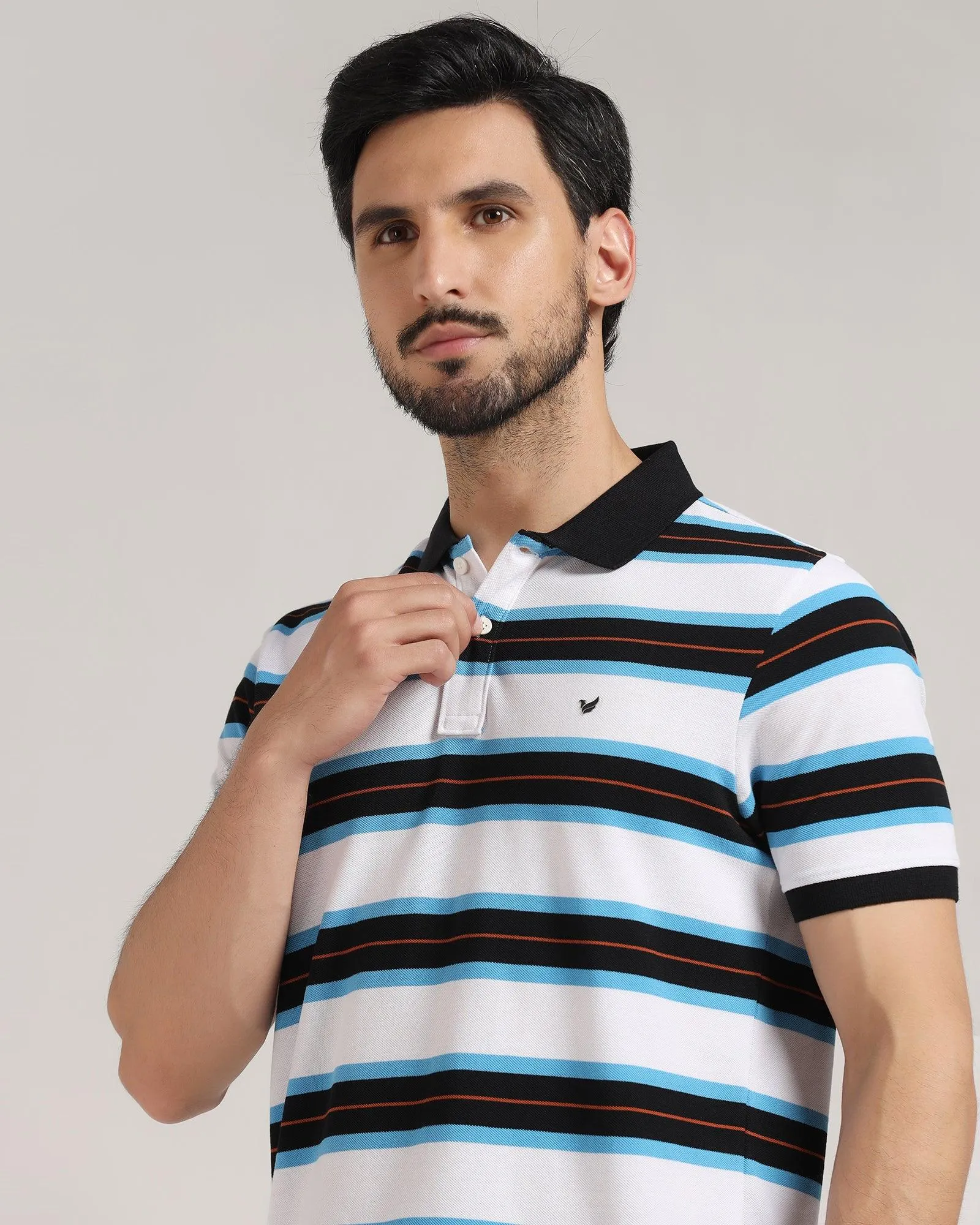 Polo White Striped T-Shirt - Fred