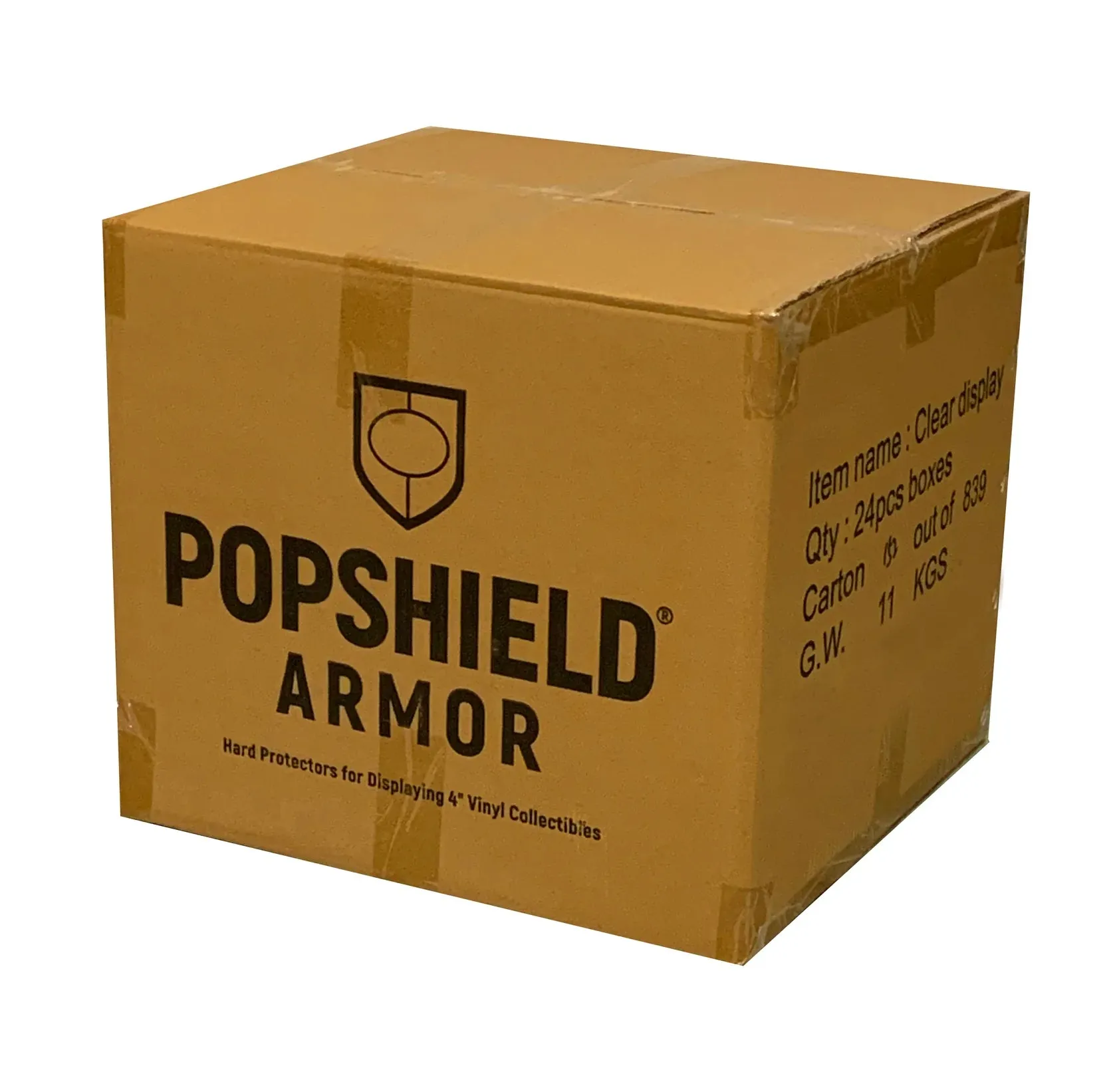 PopShield Armor 4" Hard Protectors 24-Count - SHIPS FREE IN CONUS