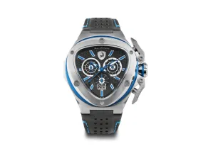 Tonino Lamborghini Spyder X Blue SS Quartz Watch, 53 mm, Chronograph, T9XC-SS