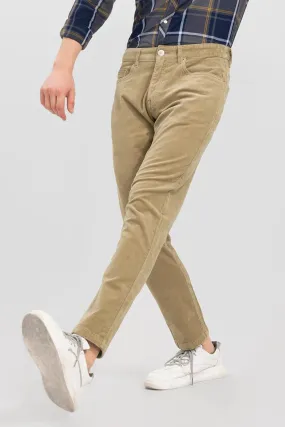 Vintage Beige Corduroy Pant