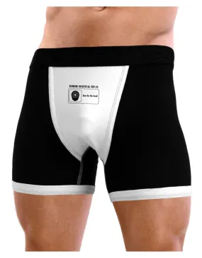 Zombie Survival Tip # 5 - Aim for Head Mens Boxer Brief Underwear